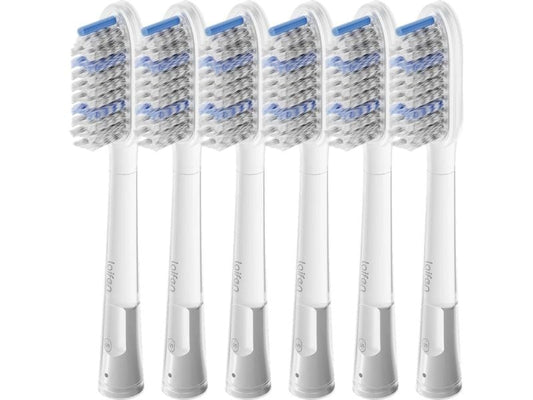 Laifen | Wave Bürstenköpfe MaxS | Transparent, 6 Stück