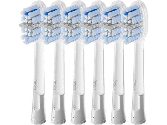 Laifen | Wave Bürstenköpfe ProS | Transparent, 6 Stück