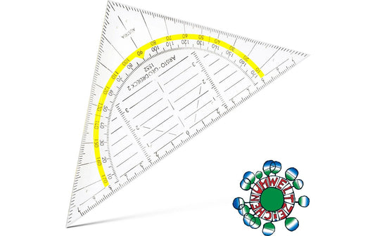 Aristo | Geodreieck 16cm | mit Facette und Tuschenoppen