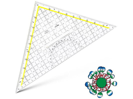 Aristo | TZ-Dreieck 32.5cm | mit Griff, Facette, Tuschenoppen