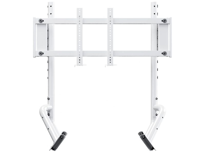 Oplite | R8 Single Monitor Mount | Stahl, Weiss