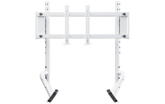 Oplite | R8 Single Monitor Mount | Stahl, Weiss