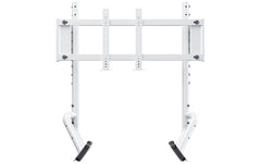 Oplite | R8 Single Monitor Mount | Stahl, Weiss