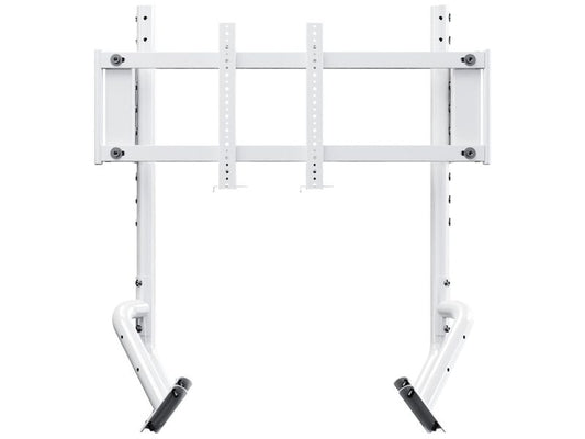 Oplite | R8 Single Monitor Mount | Stahl, Weiss