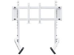 Oplite | R8 Single Monitor Mount | Stahl, Weiss