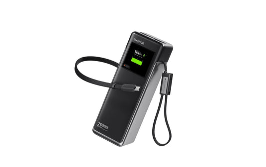 Sharge | HyperTower 170 | 170W 25.000 mAh Smart-Display GRY