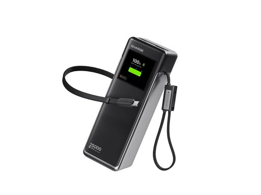 Sharge | HyperTower 170 | 170W 25.000 mAh Smart-Display GRY