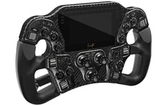 Asetek Racing | Asetek SimSports Invicta Formula | USB-C, 4.3 Zoll LCD, Kohlefaser, Aluminium