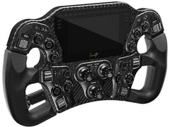 Asetek Racing | Asetek SimSports Invicta Formula | USB-C, 4.3 Zoll LCD, Kohlefaser, Aluminium