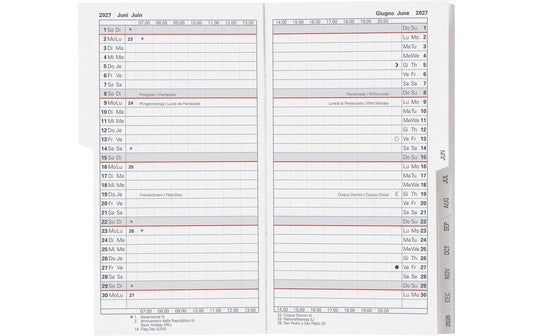 Biella | Ersatzinhalt Planer2027 Luzern | 8.7x15.3cm, 1 M/2S