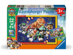 Ravensburger | Paw Patrol 3 Dino Movie 2x12p