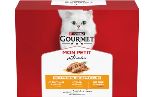Purina Gourmet | Gourmet Mon Petit Huhn, Ente & Truthahn | 12x50g