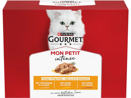 Purina Gourmet | Gourmet Mon Petit Huhn, Ente & Truthahn | 12x50g