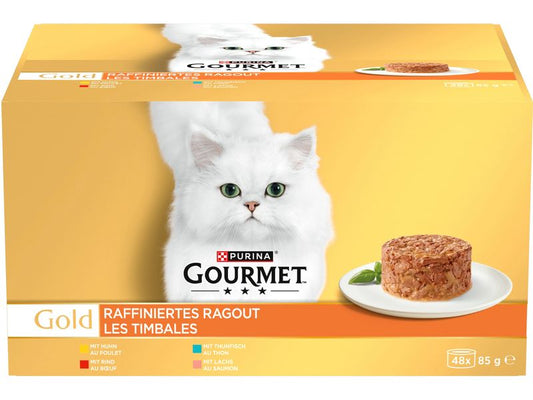 Purina Gourmet | Gourmet Gold Raffiniertes Ragout Multipack | 48x85g
