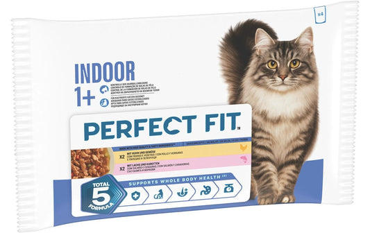 Perfect Fit | Indoor Huhn & Lachs Sauce | 4 x 85g