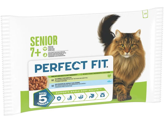 Perfect Fit | Senior 7+ Truth&Meeresfi. Sauce | 4 x 85g