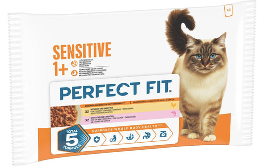 Perfect Fit | Sensitive Huhn & Lachs Sauce | 4 x 85g