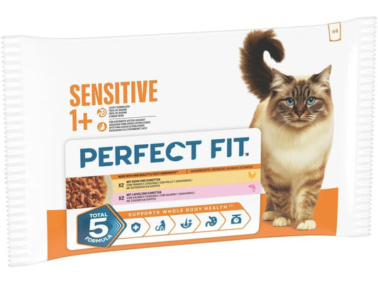 Perfect Fit | Sensitive Huhn & Lachs Sauce | 4 x 85g