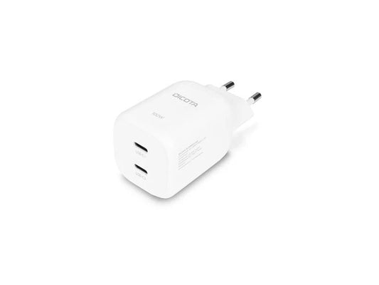 DICOTA | 2-port GaN Wall Charger (100W) EU | weiss