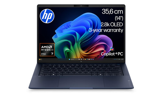 HP Inc. | HP EB X G2a 14 NGAI,RAI7P 450,32,512 | 14 2.8k OL500 AG,no PS,W11P,Blue,2Y Ons