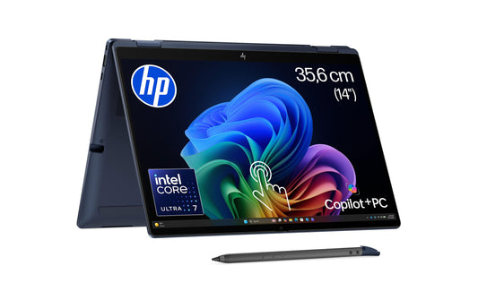 HP Inc. | HP EB XFlipG2i 14 NGAI,U7 356H,32,512 | 14 WUXGA 400 AG TS,Pen,W11P,Blue,3Y Ons