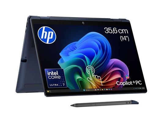 HP Inc. | HP EB XFlipG2i 14 NGAI,U7 356H,32,512 | 14 WUXGA 400 AG TS,Pen,W11P,Blue,3Y Ons