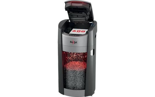 Rexel | Leitz IQ OptiMax Autofeed 600X | P-4, 600 Blatt, schwarz