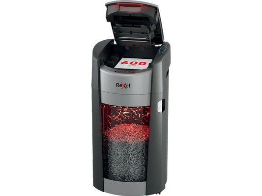 Rexel | Leitz IQ OptiMax Autofeed 600X | P-4, 600 Blatt, schwarz