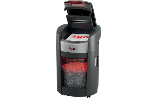 Rexel | ShredMax Autofeed 200M | P-5, 200 Blatt, schwarz