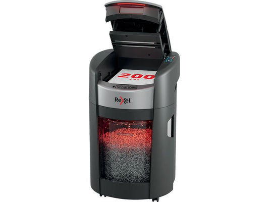 Rexel | ShredMax Autofeed 200M | P-5, 200 Blatt, schwarz