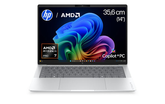 HP Inc. | HP EB X G2a 14 NGAI,RAI7P 450,32,1T | 14 WUXGA 400 AG,W11P,Silver,3Y Ons