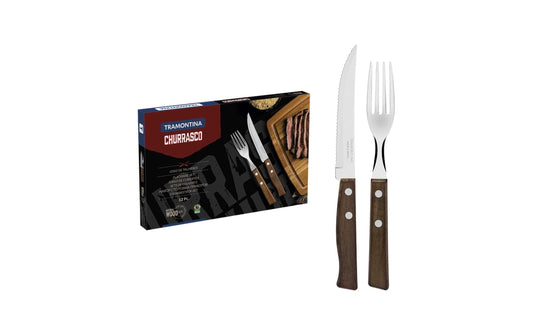 Tramontina | TRADICIONAL Steak-/Pizzabesteckset, 12-tlg | Für 6 Personen