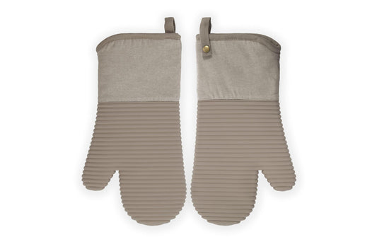 Tiseco | Küchenhandschuh SILO taupe | 2er Set