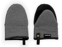 Tiseco | Küchenhandschuh Gripper SILO schwarz | 2er Set