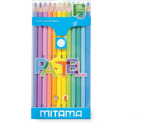 Mitama | Farbstifte Pastelli Laccato Pastell | 3.3mm, 12es Set