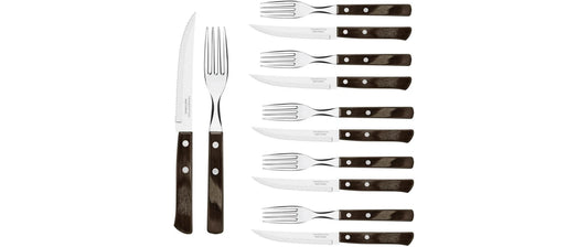 Tramontina | Steak-/Pizzabesteck-Set, 12-tlg | Für 6 Personen