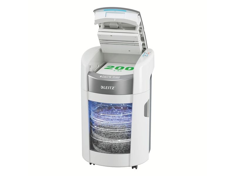 Leitz Bürogeräte | Leitz IQ OptiMax Autofeed 200X | P-4, 200 Blatt, grau/weiss