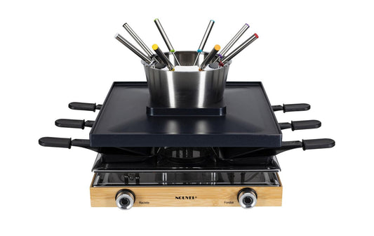 Nouvel | Raclette Prime 3 in 1 | 230V, 1750W, 27 teilig, 8 Pers.