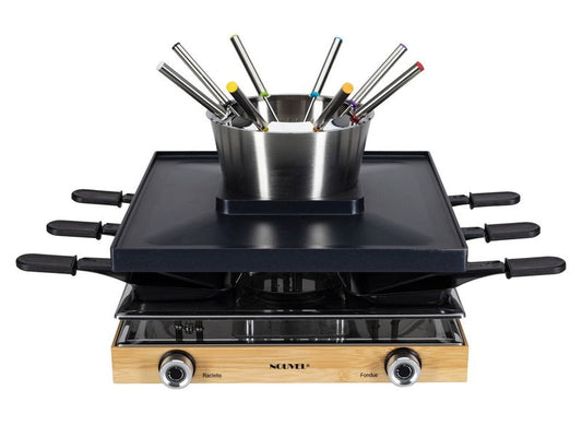 Nouvel | Raclette Prime 3 in 1 | 230V, 1750W, 27 teilig, 8 Pers.