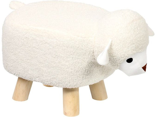 Kesper | Kinderhocker Schaf | Kiefer, B 47 x H 25 x T 25 cm