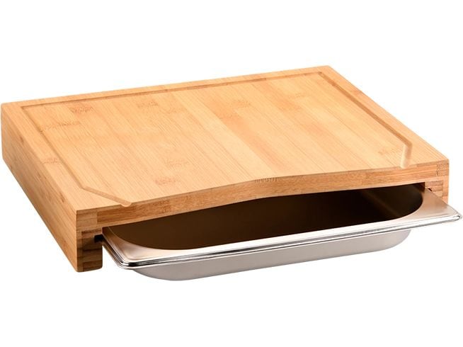 Kesper | Schneidebrett mit Auffangschale | 36,5 x 28,5 x 6,8 cm