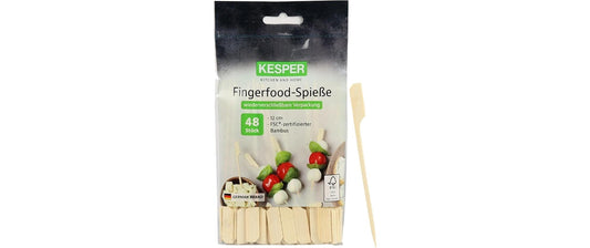Kesper | Fingerfood-Spiesse | 48 Stück, Bambus