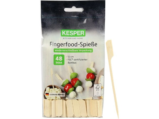 Kesper | Fingerfood-Spiesse | 48 Stück, Bambus