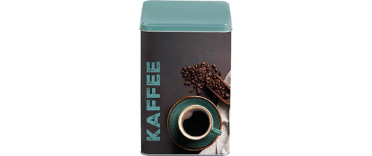 Kesper | Kaffeedose | 14 x 8 cm, Höhe: 19 cm, Türkis