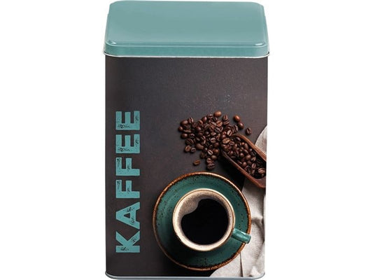 Kesper | Kaffeedose | 14 x 8 cm, Höhe: 19 cm, Türkis