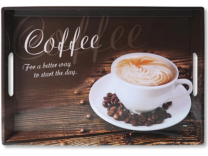 Kesper | Serviertablett Coffee | Grösse: 50 x 35 x 4,5 cm