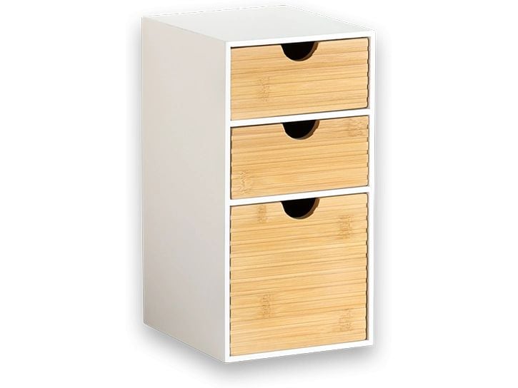 Kesper | Organizer mit 3 Schubladen | Hoch, Weiss