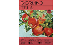 Fabriano | Acrylpapier Tela | 300g/m2, 10 Bl, Kalt gepresst, 42 x 56 cm