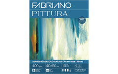 Fabriano | Acrylpapier Pittura | 400g/m2, 10 Bl, Kalt gepresst, 40 x 50 cm