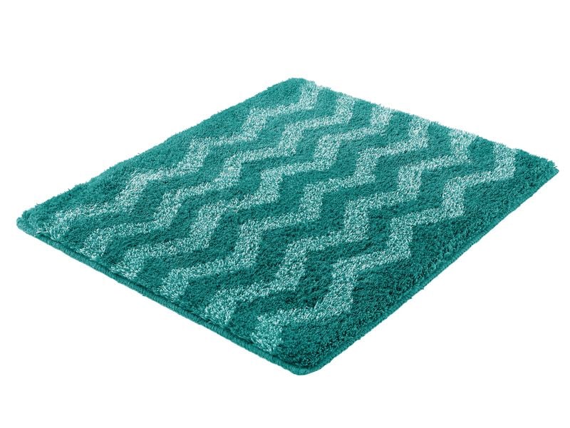 Kleine Wolke | Badteppich Zack | Petrol 55x 65 cm